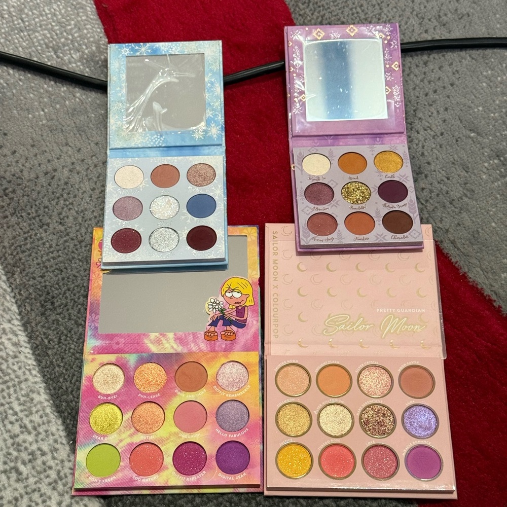 ColourPop Disney Eyeshadow Palette Set - Vibrant Shades